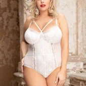 Body blanc grande taille Caprice (2)
