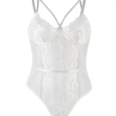 Body blanc grande taille Caprice (avant)