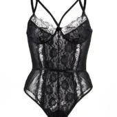 Body noir grande taille Agathe (5) Body noir grande taille Agathe (5)