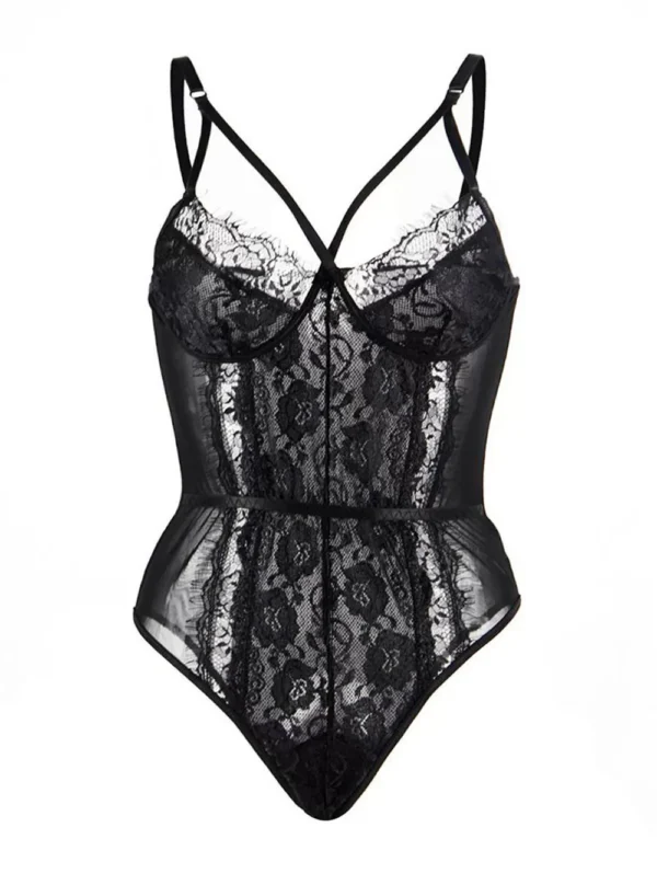 Body noir grande taille Agathe (5) Body noir grande taille Agathe (5)