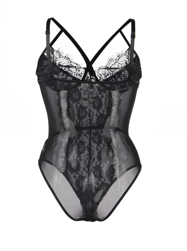 Body noir grande taille Agathe (6) Body noir grande taille Agathe (6)