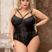 Body noir grande taille Agathe (7) Body noir grande taille Agathe (7)