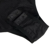 Body noir grande taille à manches longues Miko (4)