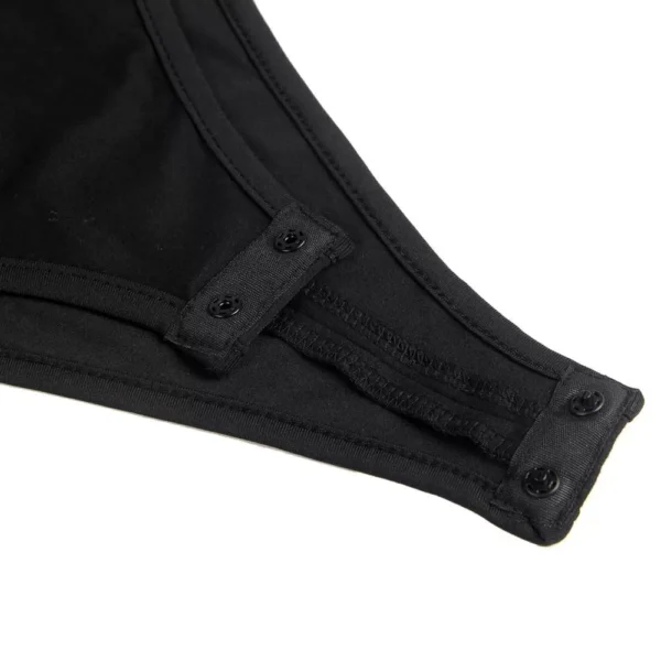 Body noir opaque manches transparentes Harley (entrejambe) Body noir opaque manches transparentes Harley (entrejambe)
