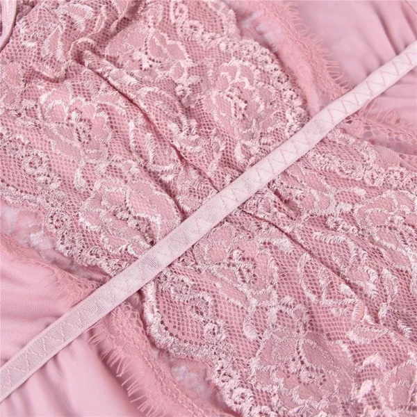 Body rose parme grande taille Danaé (2)