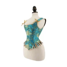 Corset Bleu et Or Féérie (5) Corset Bleu et Or Féérie