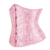 Corset Serre-taille Rose Brodé (3) Corset Serre-taille Rose Brodé