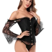 Corset avec Manches en Dentelle Shauna (2) Corset avec Manches en Dentelle Shauna