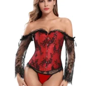 Corset avec Manches en Dentelle Shauna (5) Corset avec Manches en Dentelle Shauna