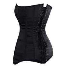 Corset Long Noir Dark Sin