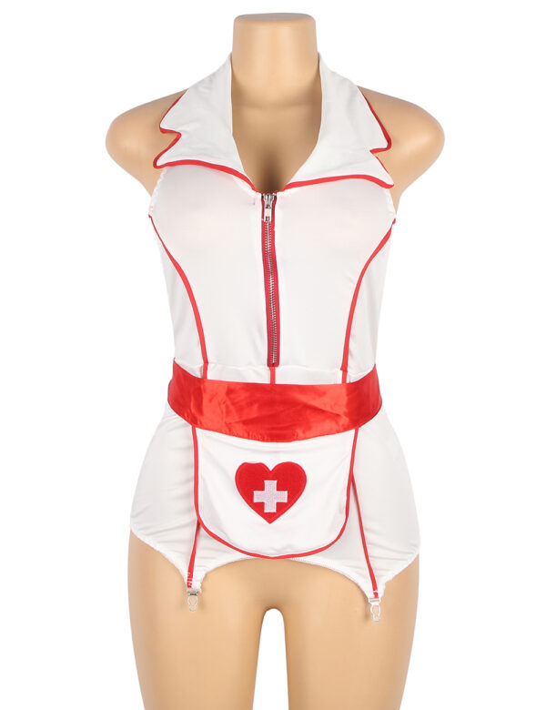 Costume d'infirmière rétro Valentine (7) Costume d'infirmière rétro Valentine