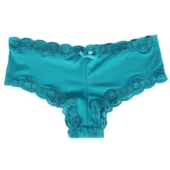 Culotte élégante satinée Anissa (bleu, vue réelle) Culotte élégante satinée Anissa (bleu, vue réelle)