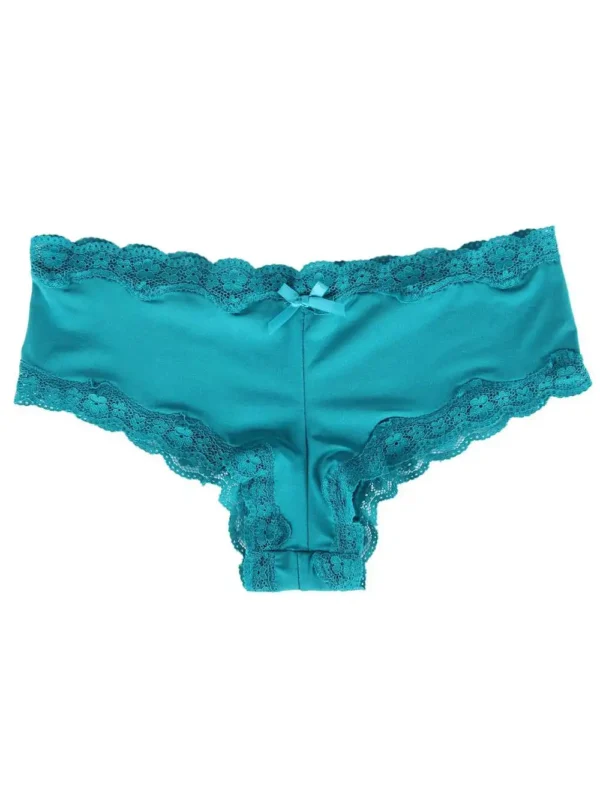 Culotte élégante satinée Anissa (bleu, vue réelle) Culotte élégante satinée Anissa (bleu, vue réelle)