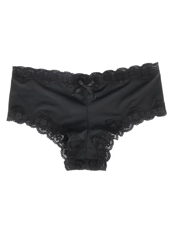 Culotte élégante satinée Anissa (noir, vue réelle) Culotte élégante satinée Anissa (noir, vue réelle)
