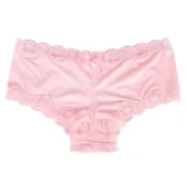 Culotte élégante satinée Anissa (rose, vue réelle) Culotte élégante satinée Anissa (rose, vue réelle)