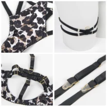 Ensemble Sexy Harnais Léopard