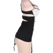 Ensemble grande taille noir et blanc Laoni (2) Ensemble grande taille noir et blanc Laoni (2)