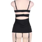 Ensemble grande taille noir et blanc Laoni (4) Ensemble grande taille noir et blanc Laoni (4)