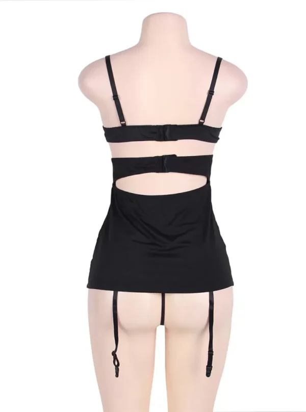 Ensemble grande taille noir et blanc Laoni (4) Ensemble grande taille noir et blanc Laoni (4)