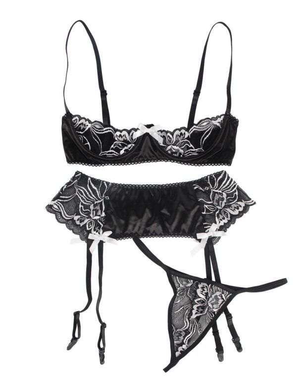 Ensemble seins-nus et Jarretelles Crystal (2) Ensemble seins-nus et Jarretelles Crystal
