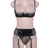Ensemble seins-nus et Jarretelles Crystal (3) Ensemble seins-nus et Jarretelles Crystal