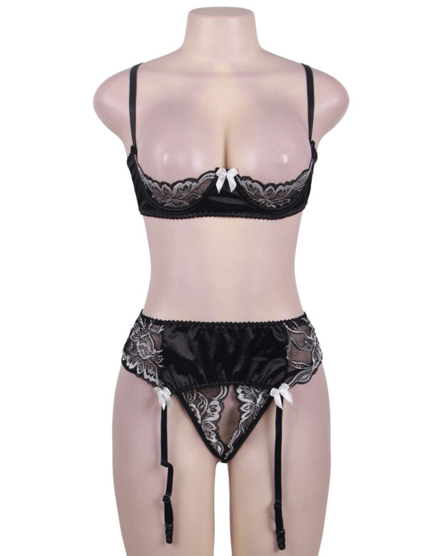 Ensemble seins-nus et Jarretelles Crystal (3) Ensemble seins-nus et Jarretelles Crystal