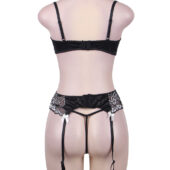 Ensemble seins-nus et Jarretelles Crystal (4) Ensemble seins-nus et Jarretelles Crystal