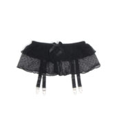 Porte-jarretelles jupette transparente Alix (6) Porte-jarretelles jupette transparente Alix