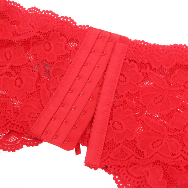 Porte-jarretelles pin-up en dentelle Noor rouge (4) Porte-jarretelles pin-up en dentelle Noor