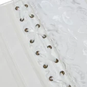 Serre-taille Blanc Brodé (10) Serre-taille Blanc Brodé