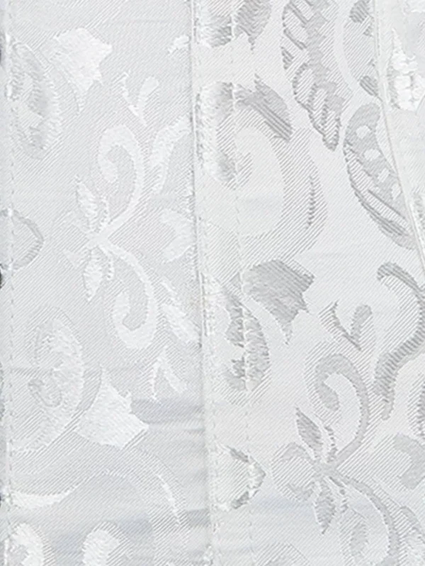 Serre-taille Blanc Brodé (11) Serre-taille Blanc Brodé