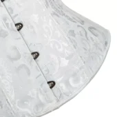 Serre-taille Blanc Brodé (8) Serre-taille Blanc Brodé