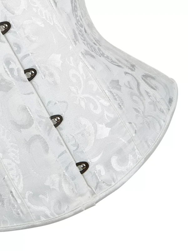 Serre-taille Blanc Brodé (8) Serre-taille Blanc Brodé