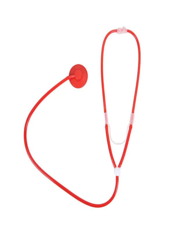 Accessoire stéthoscope rouge infirmière