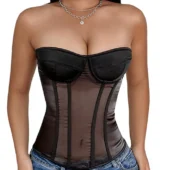 Bustier Sculptant Noir Havah