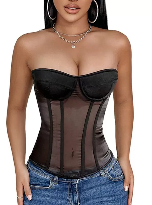 Bustier Sculptant Noir Havah