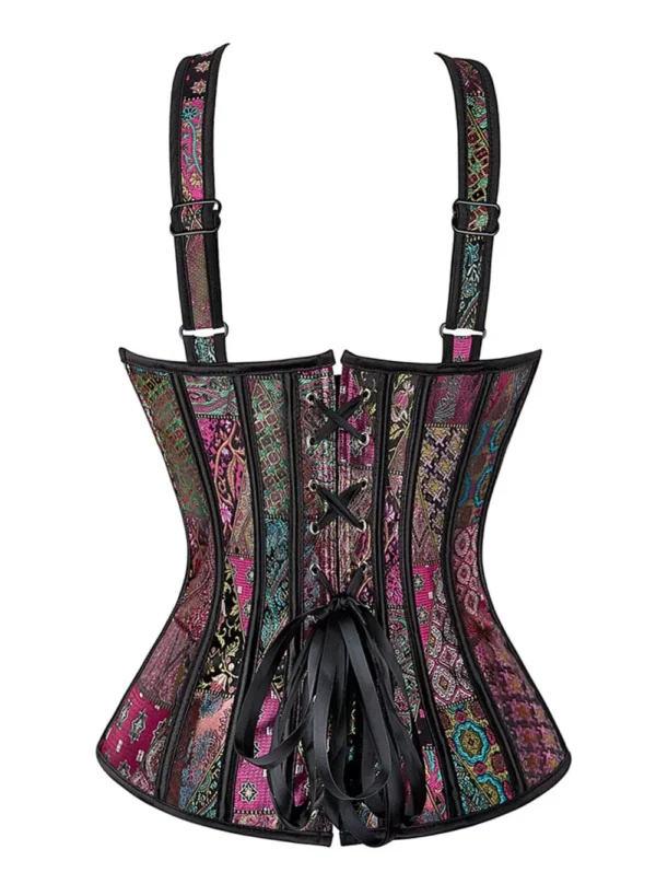 Corset patchwork Freya, laçage dos — Shivaleecious