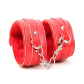 Menottes cuir et fourrure (3) Menottes cuir et fourrure