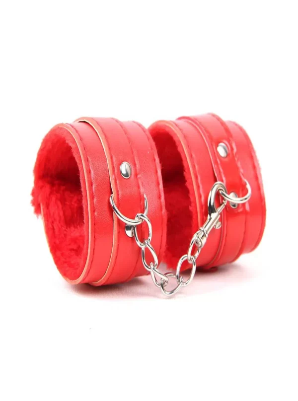 Menottes cuir et fourrure (3) Menottes cuir et fourrure