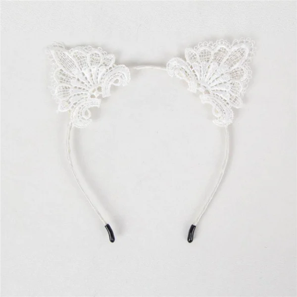 serre-tete oreilles de chat noir ou blanc (4)