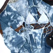 Bikini cache cœur et paréo Farah (zoom)