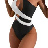 Monokini Bi-color Sierra (face noir)