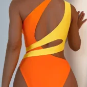Monokini Bi-color Sierra (orange dos)