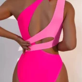 Monokini Bi-color Sierra (rose dos)