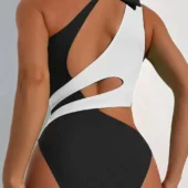 Monokini Bi-color Sierra (noir dos)