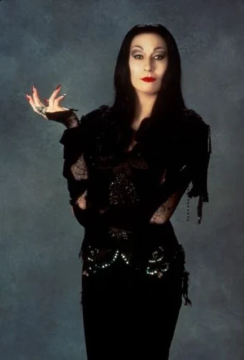 Anjelica Huston en Morticia Addams pour le film La Famille Addams