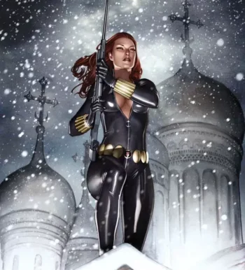 Black Widow comic dessin