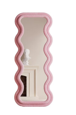 miroir rose de 160 centimètres