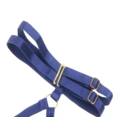 Ensemble sexy en velours bleu Saphir (harnais)