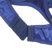 Ensemble sexy en velours bleu Saphir (soutien gorge)